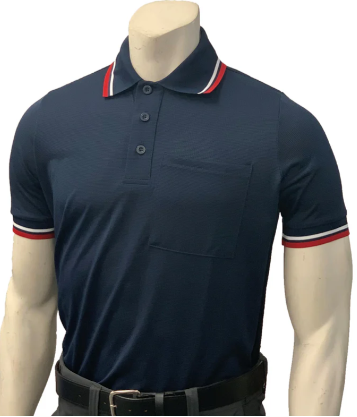 Smitty Body Flex Short Sleeve Umpire Shirt- Navy