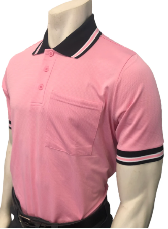 Smitty Body Flex Short Sleeve Umpire Shirt- Pink