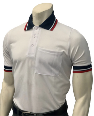 Smitty Body Flex Short Sleeve Umpire Shirt- White