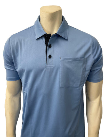 New! Smitty Major League Style Short Sleeve Umpire Shirt- Blue with Black Accents
