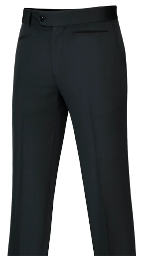 Smitty Tapered Poly Spandex Flat Front w/ Western Pocket