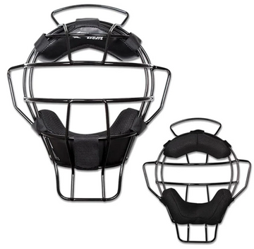Champro Light Weight Umpire Mask- Black w/ Black Mesh Padding