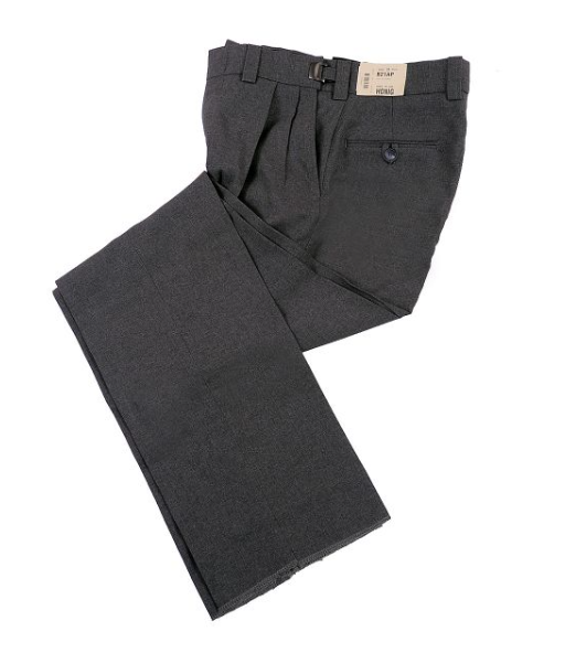 Honig's Charcoal Ultimate Pleated Plate Pant W/Adjusters