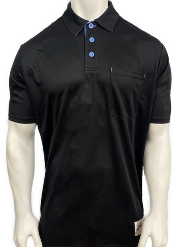 Honig's New MLB Style Short Sleeve Umpire Shirt - Black