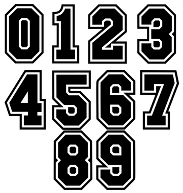 Umpire Numbers- Black, White, Black