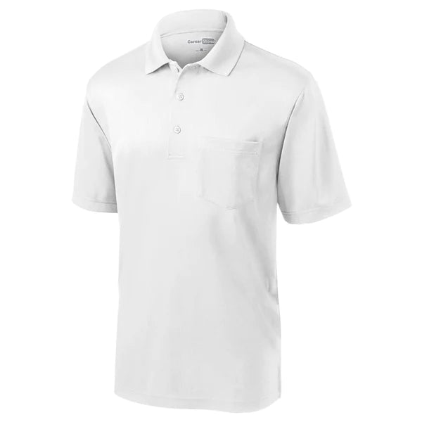 Men's Cornerstone Volleyball Perfomance Polo With Pocket