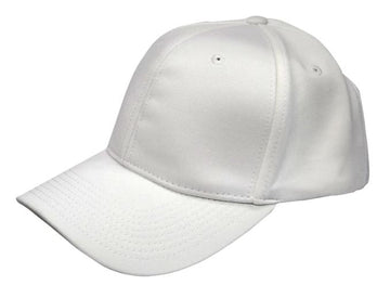 Solid White Tri-Blend Knit Performance Officials Hat