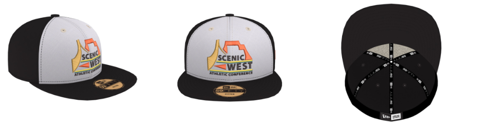 SWAC Custom Hats - White/Black Panel