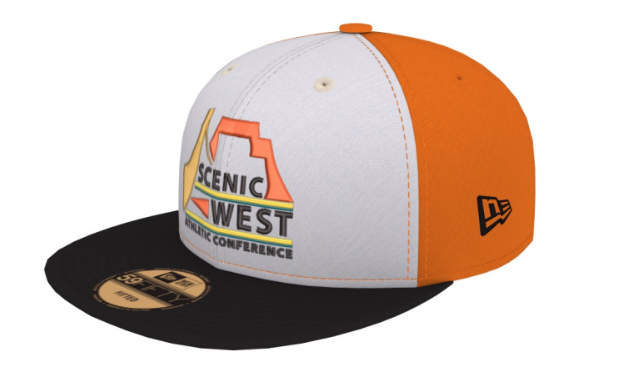SWAC Custom Hats - White/Orange Panel