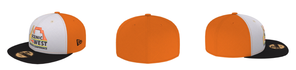 SWAC Custom Hats - White/Orange Panel