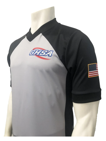 Georgia (GHSA) Men's Grey & Black Basketball Shirt