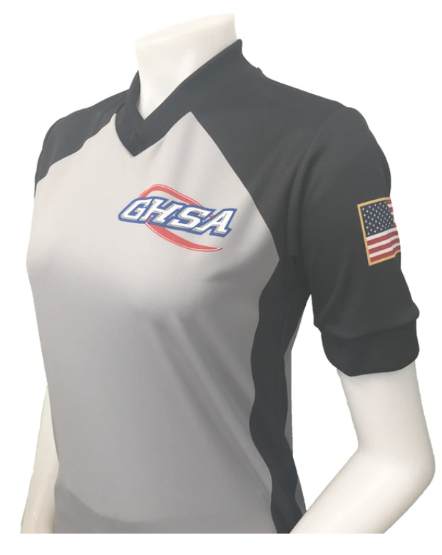 Georgia (GHSA) Women's Grey & Black Basketball Shirt