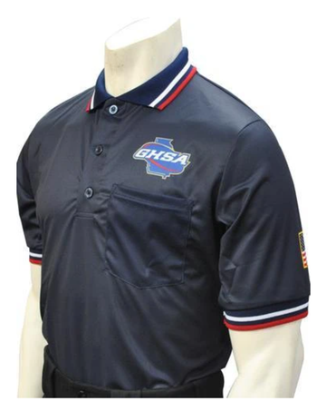Georgia (GHSA) Short Sleeve Umpire Shirt - Navy