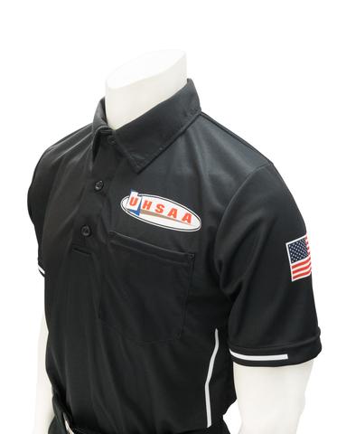 UHSAA Dye-Sublimated Baseball SS Shirt Black