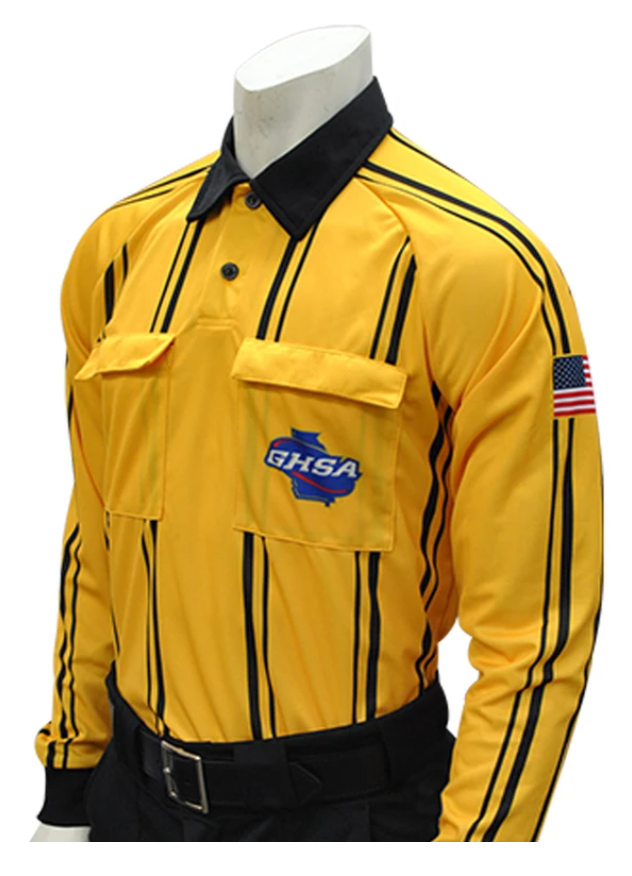 Georgia (GHSA) Long Sleeve Soccer Shirt - Gold