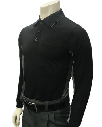 DOA Smitty V2 MLB Replica Umpire Shirt LS Black/Grey