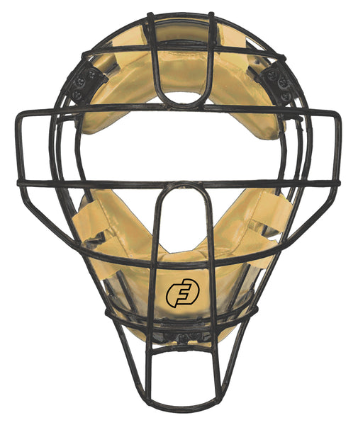Defender Mask Black w/ Tan Pads – Out West Officials Gear & Apparel