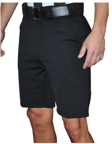 Football/Lacrosse Poly Spandex Solid Black Shorts - Closeout